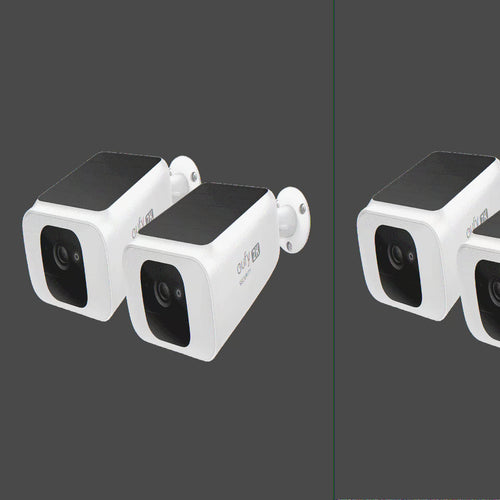 Eufy SoloCam S230 Solar Security Camera 4K UHD White 4-Pack - S40