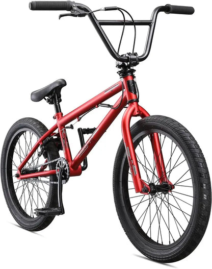 Legion Kids BMX Bike - Freestyle, Hi-Ten Steel Frame, Micro Drive Gearing, 16-20 Wheels, Silver