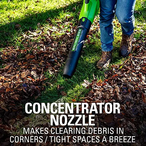 Greenworks 40V Cordless Brushless Axial Leaf Blower, 130 MPH, 550 CFM, 75+ Compatible Tools