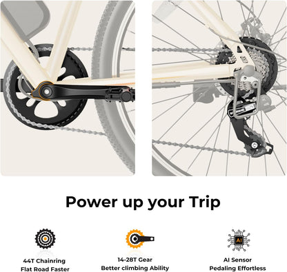 500W Electric Bike With 40-Mile Range And 20 MPH Top Speed - EB5