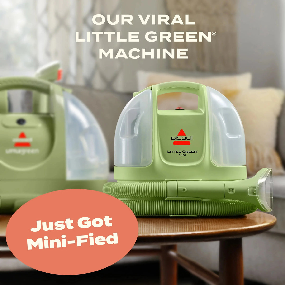 BISSELL Little Green Mini Portable Upholstery Deep Cleaner With 4in Tough Stain Tool - 4095
