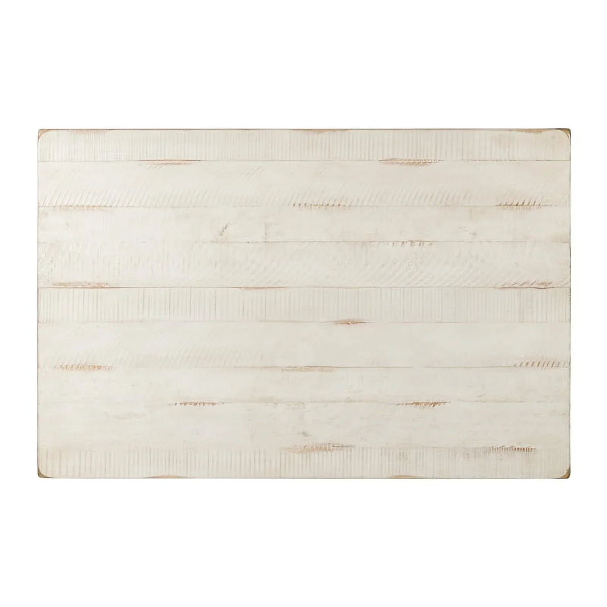 Bowery Hill Solid Wood Barn Door Coffee Table - Antique White